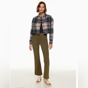 ARITZIA / Wilfred Cropped Ganna Shirt Jacket in XS